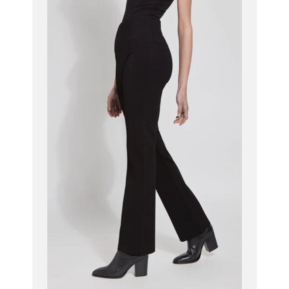 Lysse 'Lyssentials Elysse Ponte Leggings Pull On Pants Black Size L NWT Classic - Picture 4 of 14